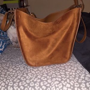 Suede bag